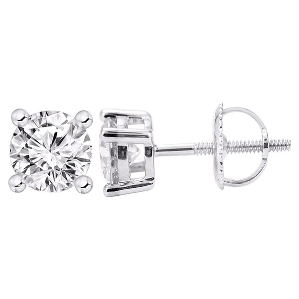 14KT-1.00CTW EARRINGS (Lab Grown Diamonds)