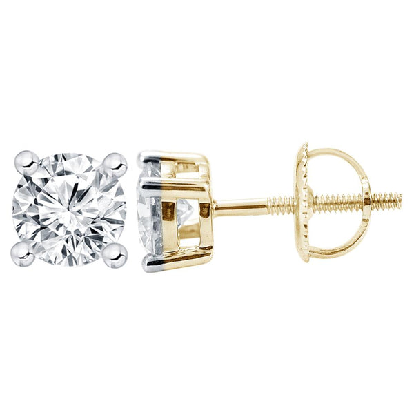 14KT-1.00CTW EARRINGS Lab Grown Diamond