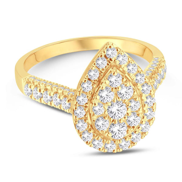 10KT-1.02CTW LADIESRING