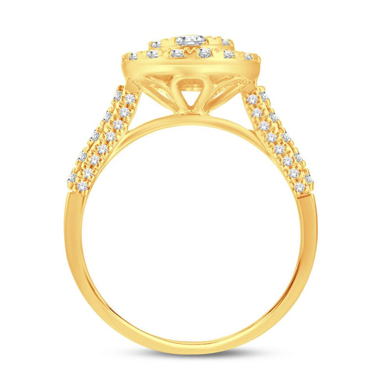 10KT-1.02CTW LADIESRING