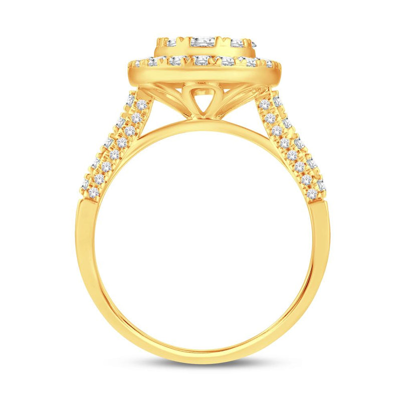 10KT-0.96CTW LADIESRING