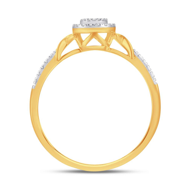 10KT-0.11CTW LADIESRING