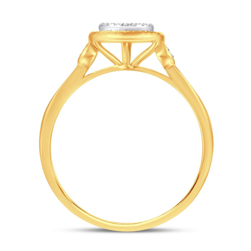 10KT-0.13CTW LADIESRING