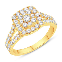 10KT-0.97CTW LADIESRING