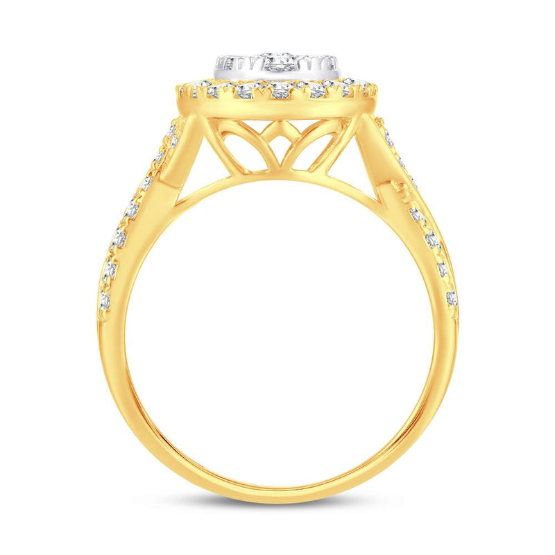 10KT-0.47CTW LADIESRING