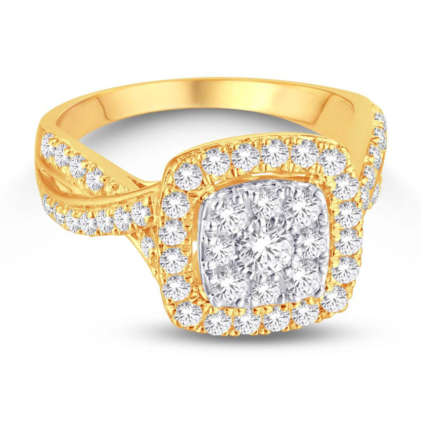 10KT-0.48CTW LADIESRING