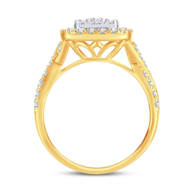 10KT-0.48CTW LADIESRING