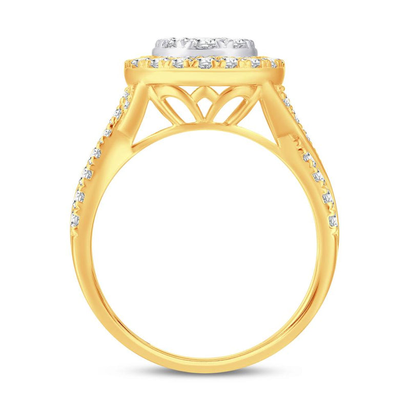 10KT-0.47CTW LADIESRING