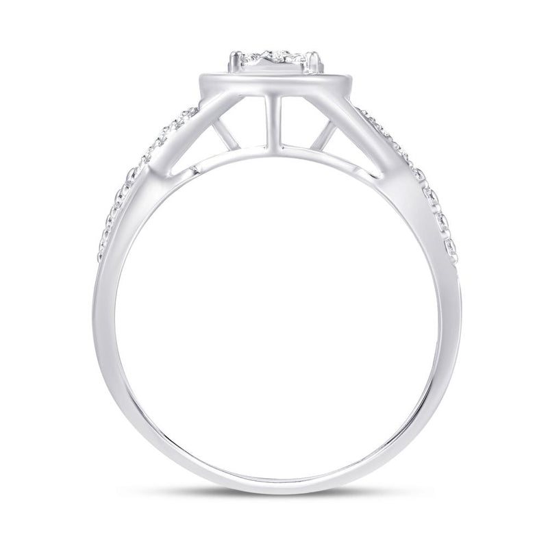 10KT-0.13CTW LADIESRING