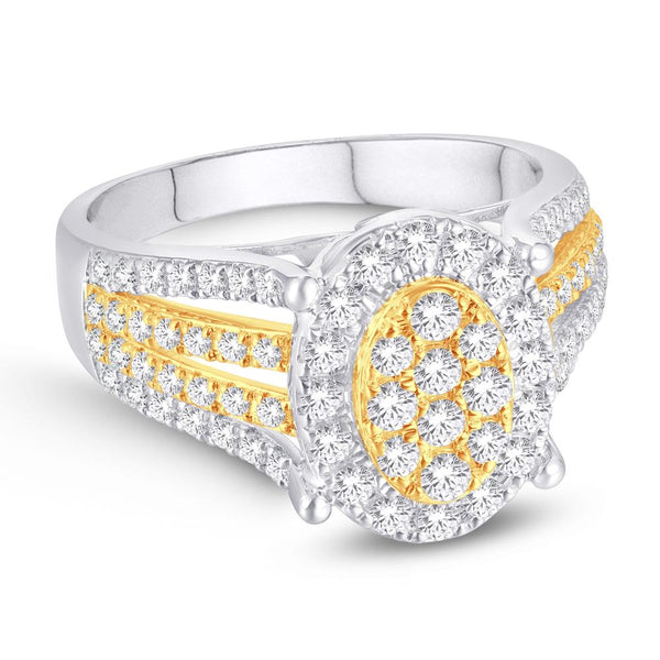 10KT-0.96CTW LADIESRING