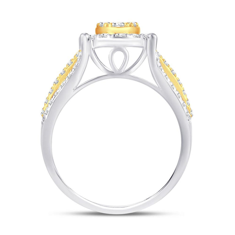 10KT-0.96CTW LADIESRING