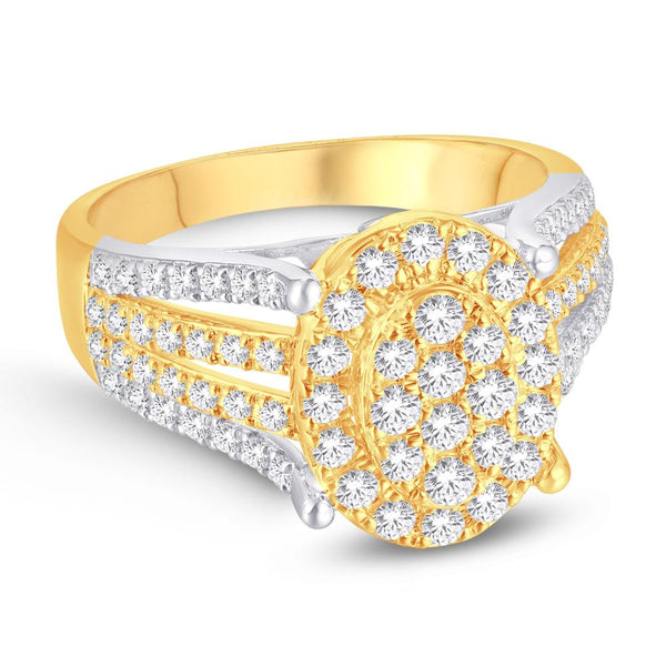 10KT-0.96CTW LADIESRING