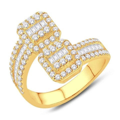 10KT-1.05CTW LADIESRING