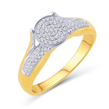 10KTGOLD 0.20CTDIA LADIES RING