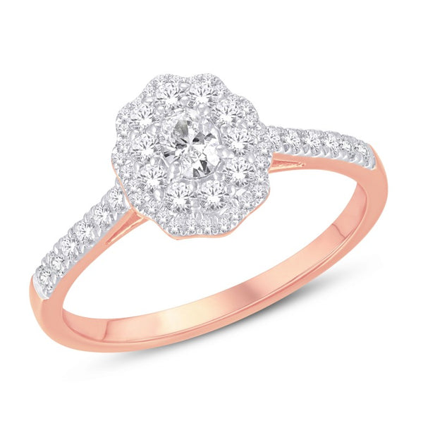 14KT-0.50CTW LADIESRING