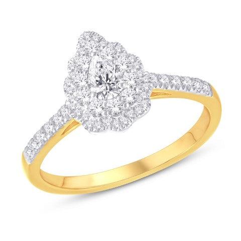 14KT-0.50CTW LADIESRING