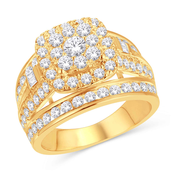 10KT-1.92CTW LADIESRING