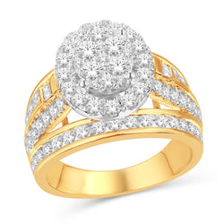 10KTGOLD 3.00CTW LADIESRING