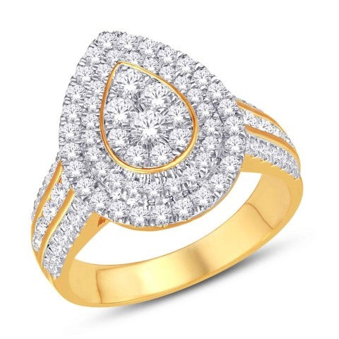 10KT-1.39CTW LADIESRING