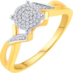 10KTGOLD 0.08CTDIA MPAVE LADIES RING