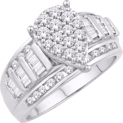 10KT-0.50CTW(L) LADIESRING (Size 7)