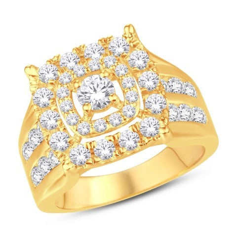 10KT-2.76CTW LADIESRING