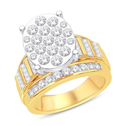 10KT-2.00CTW(L) LADIESRING-E SIZE 7