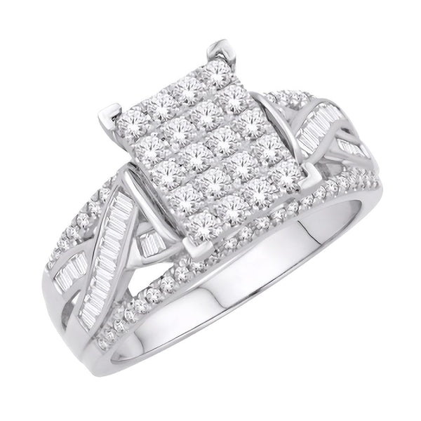 10KT-0.71CTW (L) LADIESRING (SIZE 7)