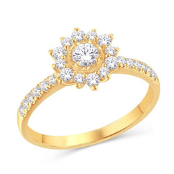 14KT-0.5CTW LADIESRING