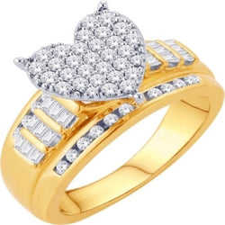 10KTGOLD 0.50CTW LADIESRING SIZE(7)