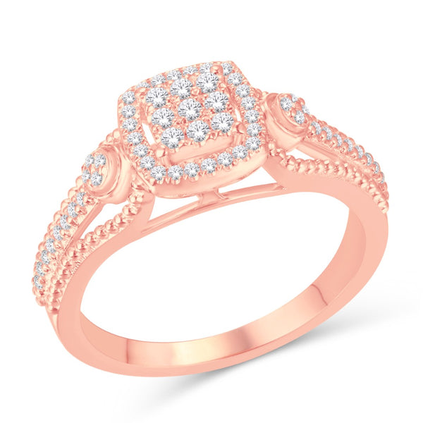 10KT-0.26CTW LADIESRING