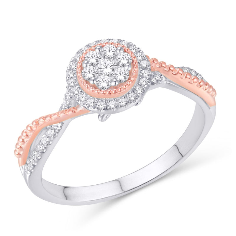 10KT-0.26CTW LADIESRING