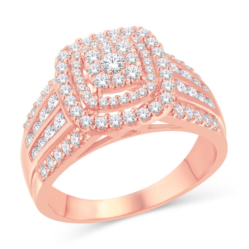 10KT-0.97CTW LADIESRING