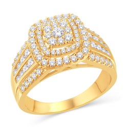 10KT-0.97CTW LADIESRING