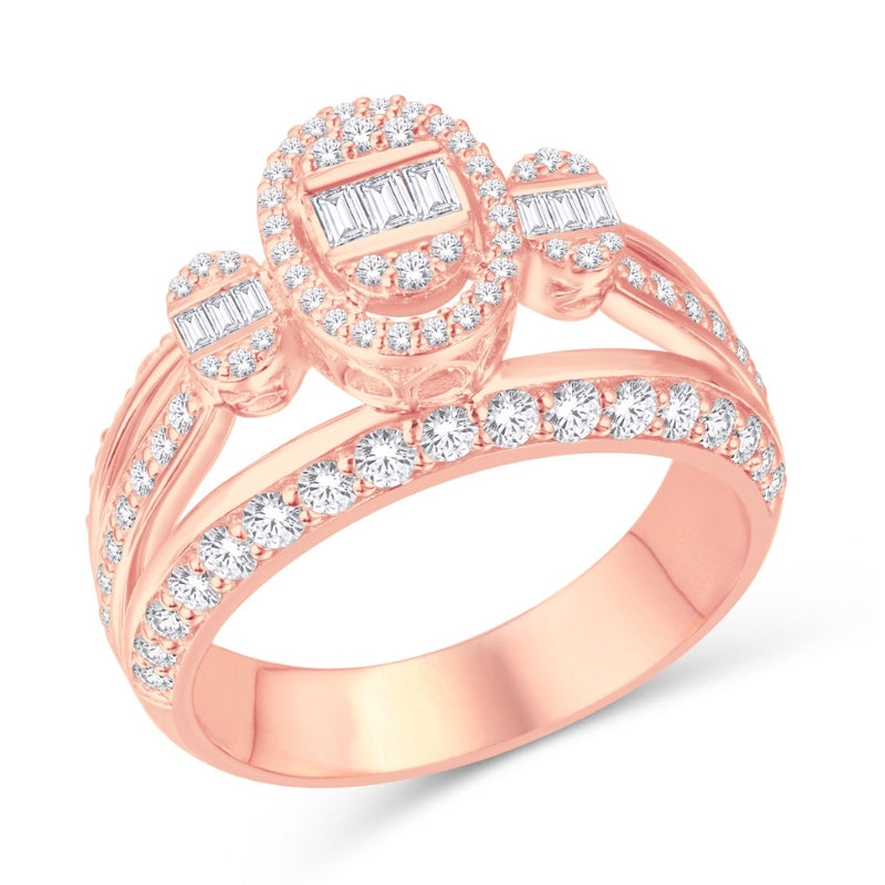 14KT-0.94CTW LADIESRING