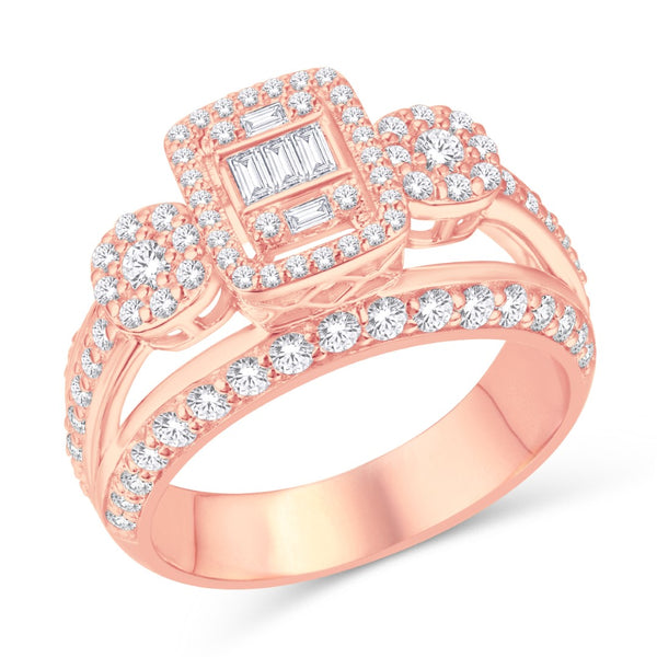 14KT-1.06CTW LADIESRING