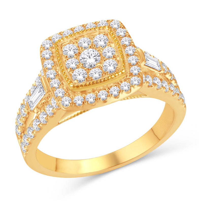 10KT-0.95CTW LADIESRING