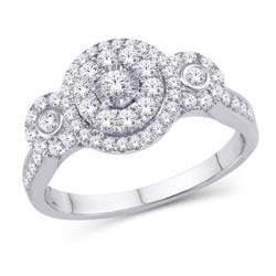 10KT-0.50CTW SPARKLE LADIESRING