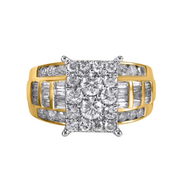 10KT-2.00ct(L) COCKTAIL LADIESRING Size7