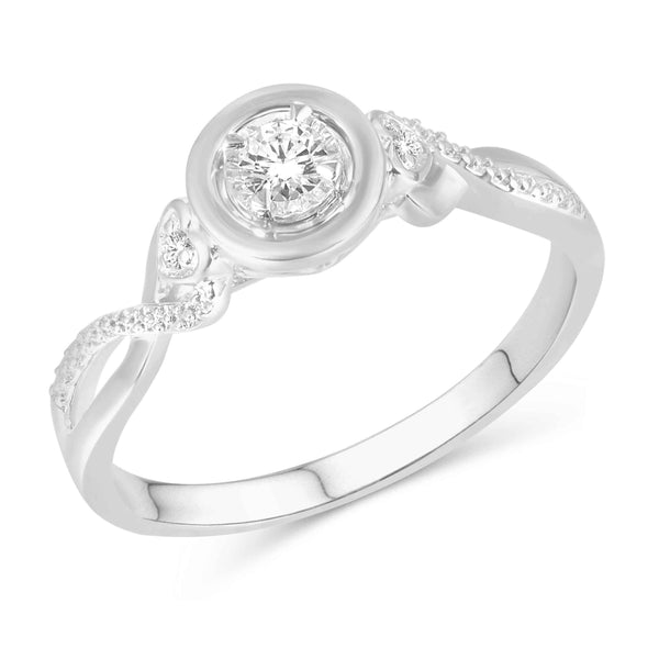 14KT-0.11CTW LADIESRING