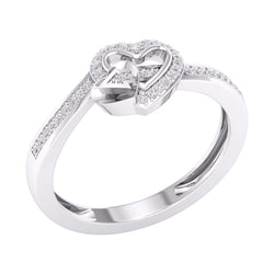 10KT-0.10CTW LADIESRING