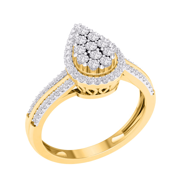 10KT-0.25CTW LADIESRING