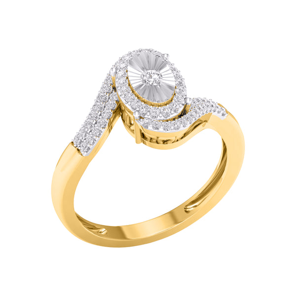 10KT-0.25CTW LADIESRING