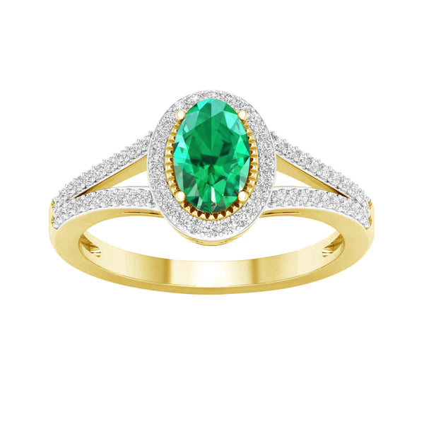 14KT-0.19CTW LADIESRING