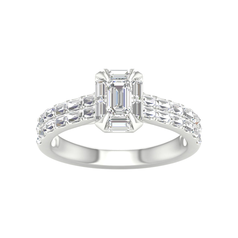 14KT-1.00CTW (0.50CTR) LADIESRING