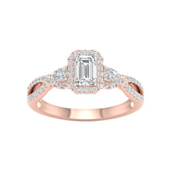 14KT-1.00CTW (0.50CTR) LADIESRING