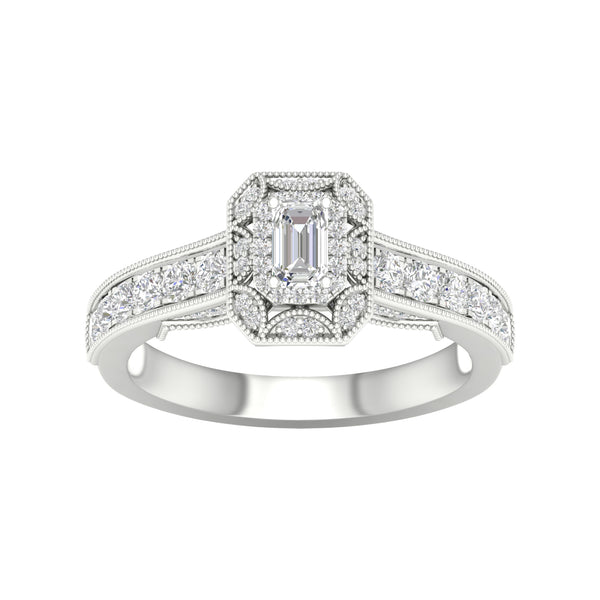 14KT-0.75CTW (0.25CTR) BRIDAL