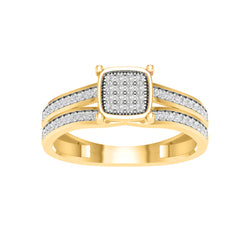 10KT-0.15CTW LADIESRING