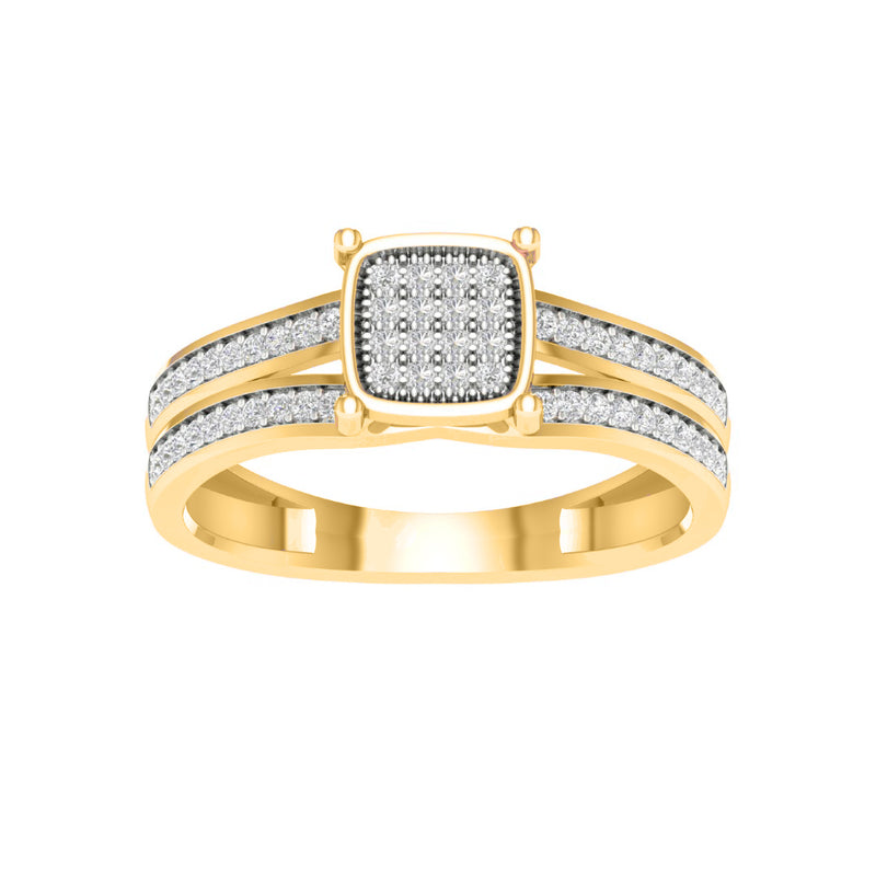 10KT-0.15CTW LADIESRING