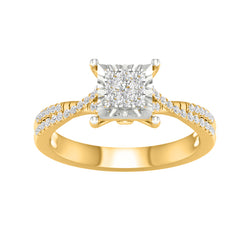 10KT-0.25CTW LADIESRING